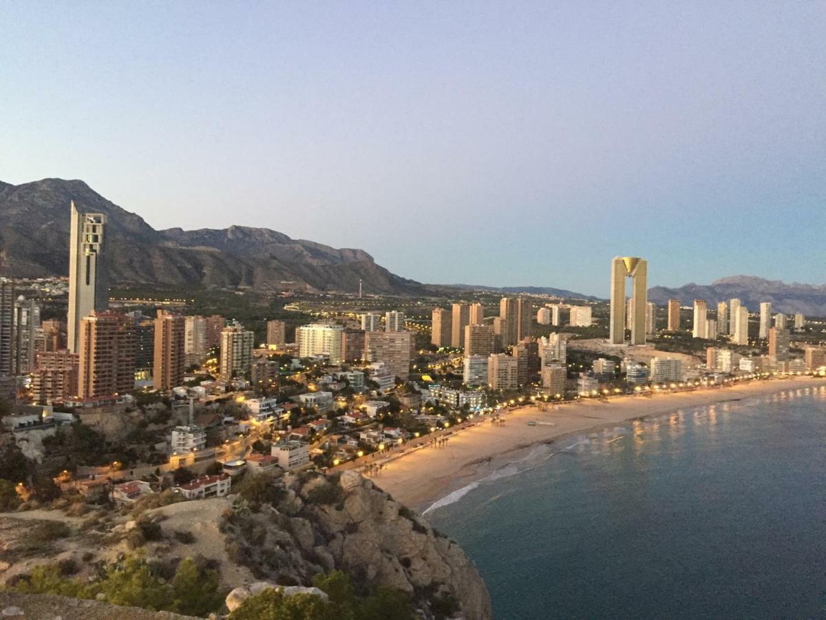 2 dorm.A/A.Vista mar.WiFi.Gym.Sauna.Terraza.Parking. El Campello Exteriör bild
