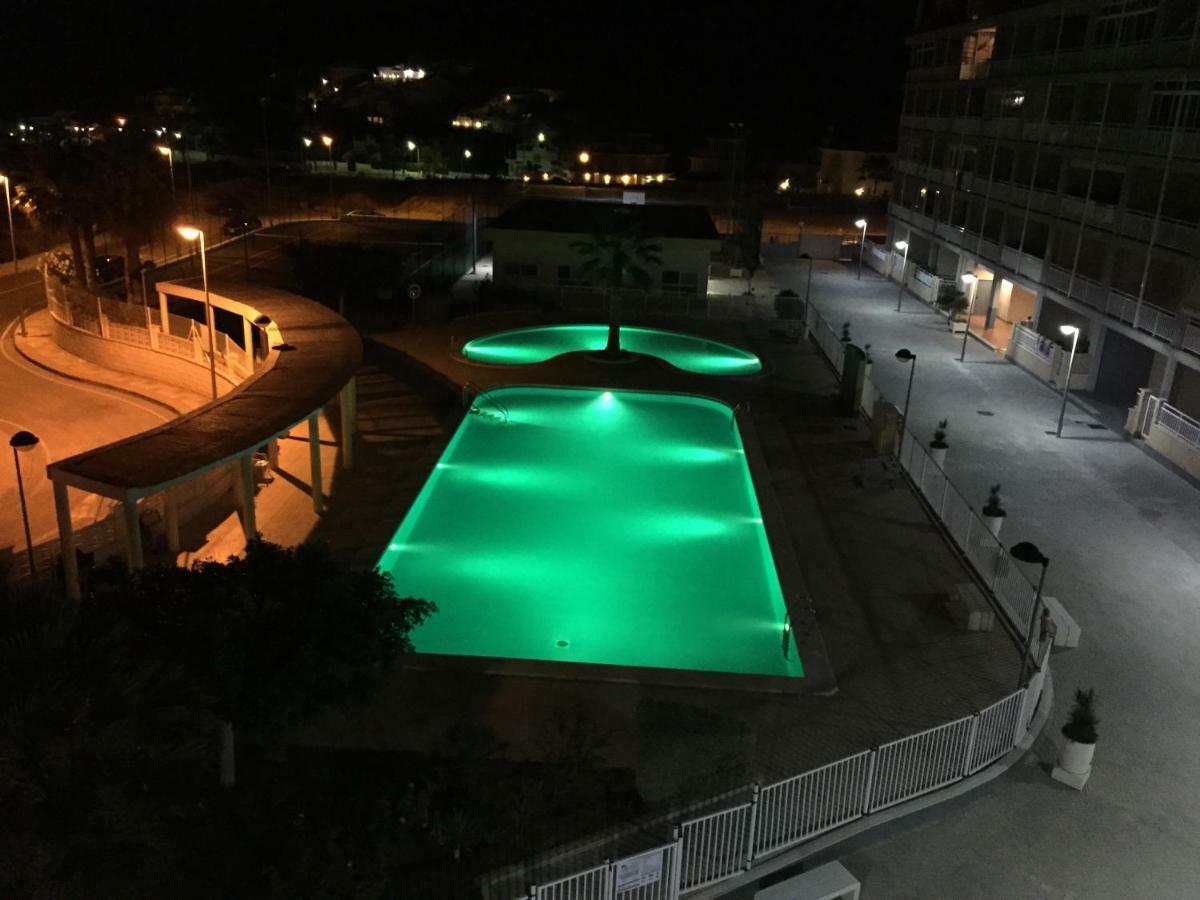 2 dorm.A/A.Vista mar.WiFi.Gym.Sauna.Terraza.Parking. El Campello Exteriör bild