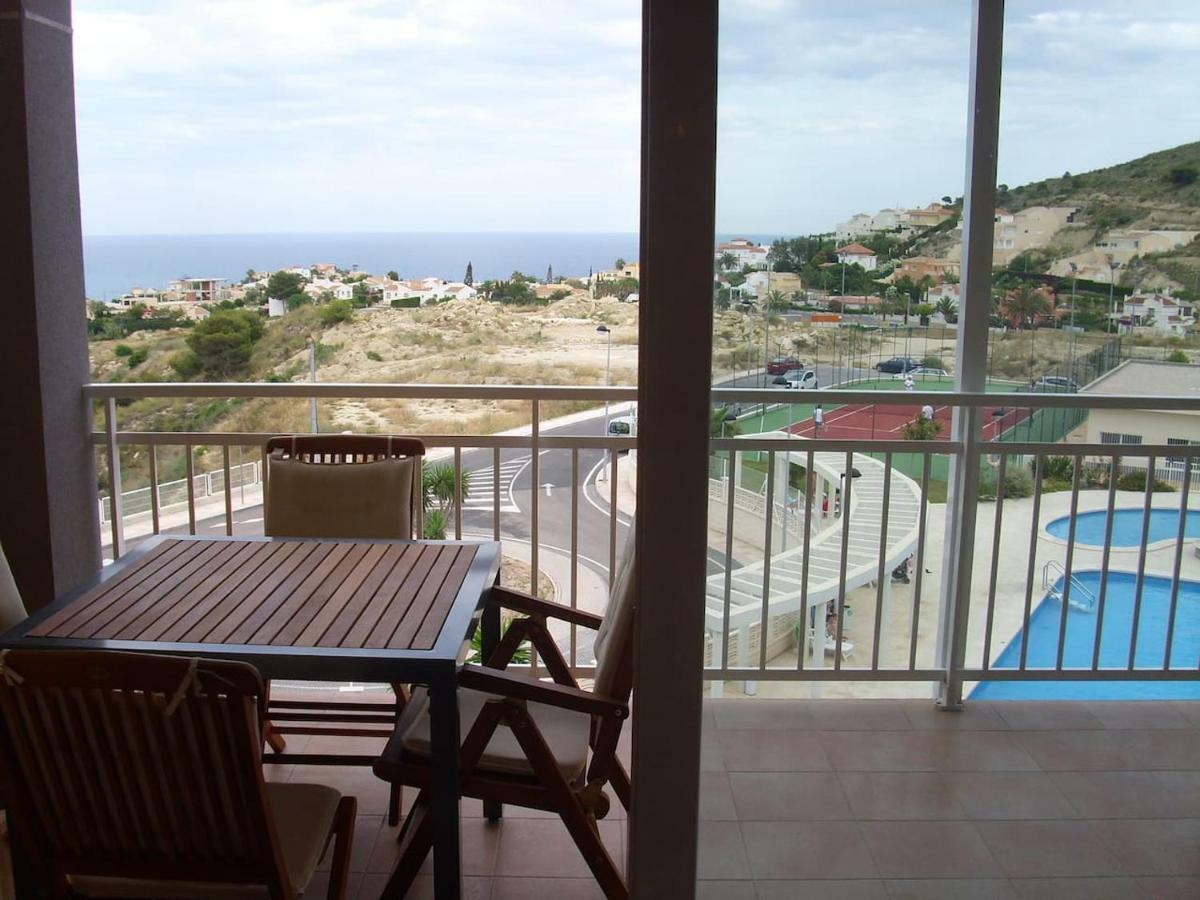 2 dorm.A/A.Vista mar.WiFi.Gym.Sauna.Terraza.Parking. El Campello Exteriör bild