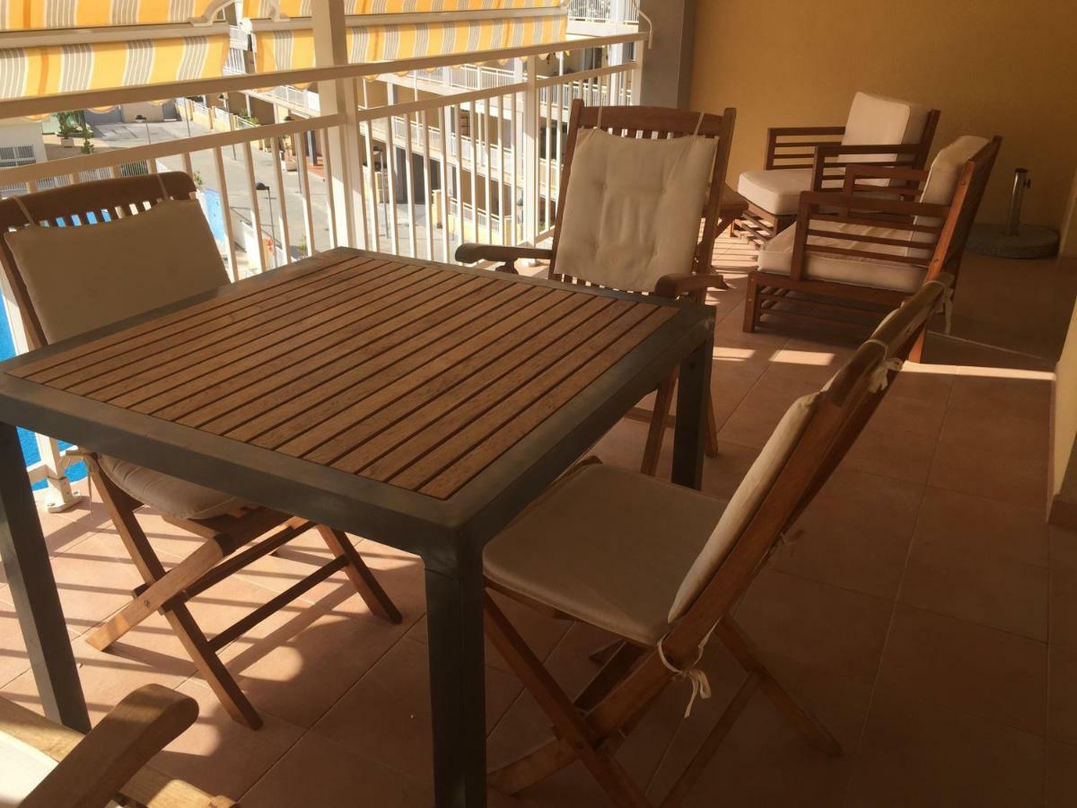 2 dorm.A/A.Vista mar.WiFi.Gym.Sauna.Terraza.Parking. El Campello Exteriör bild